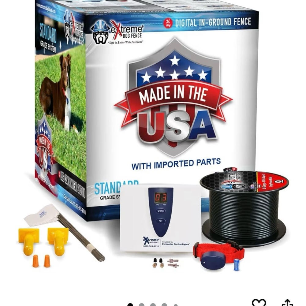 Xtreme Dog Fence Kit with Collar and Wire